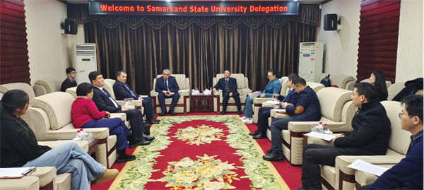 Samarkand State University delegation visits XJTU