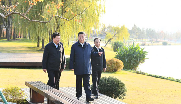 Xi stresses building ecological civilization in Yangtze River Delta integration