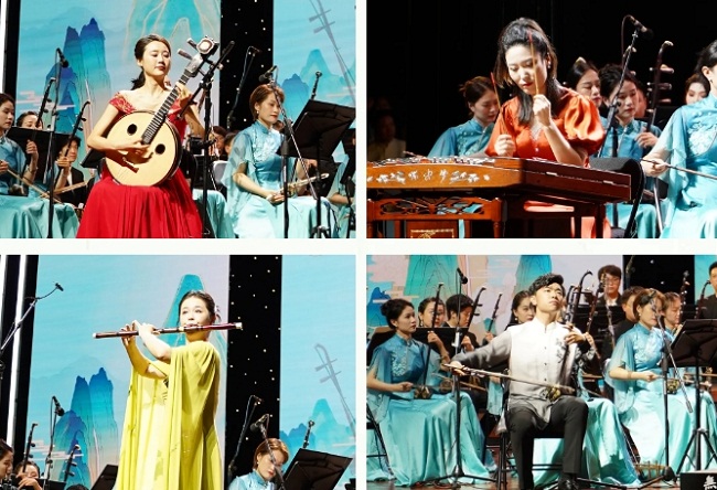 Chinese traditional instrument performances held in Wuxi