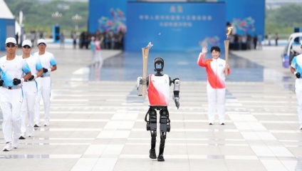 Robots, AI and high-tech innovations in action at China's National Games