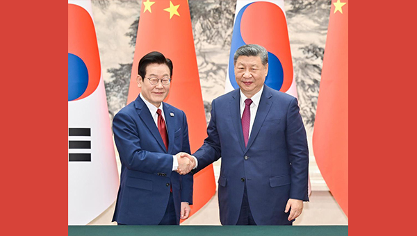 Chinese, ROK leaders hold talks on bilateral ties, int'l affairs