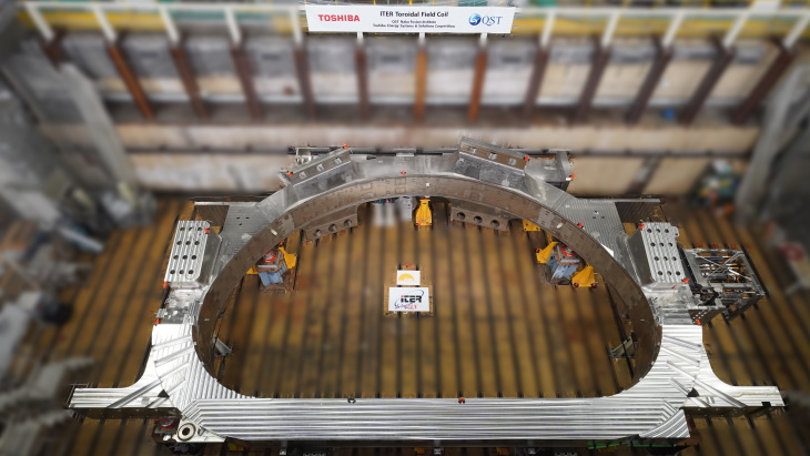 Toshiba completes initial toroidal field coil for ITER