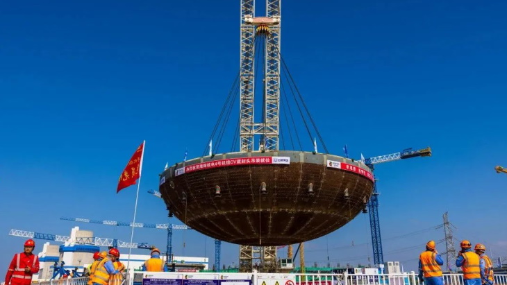 Installation of Haiyang 4 containment starts