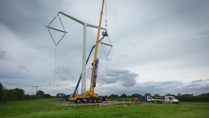 T-Pylons in place in Hinkley Point C connection