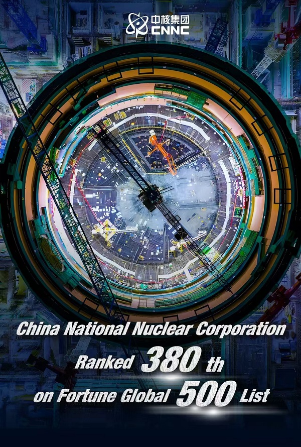 CNNC Ranks 380th on Fortune Global 500 List