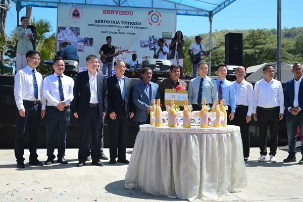 CNI22 has delivered sanitation equipment in Timor-Leste