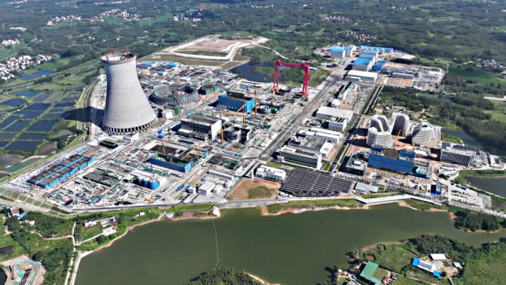 Mega cooling tower completed at Chinese unit