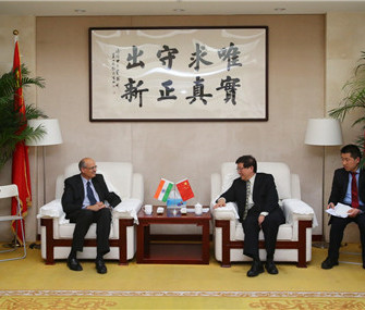 DRC President meets new Indian Ambassador to China