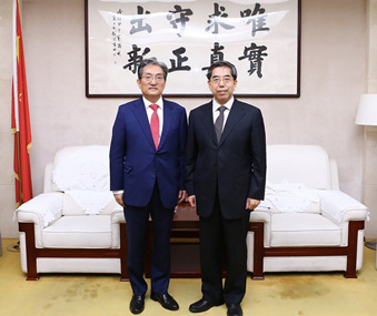 DRC official meets South Korean Ambassador to China