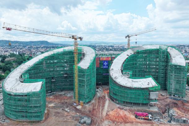 ICC Hotel's main buildings reach their highest point