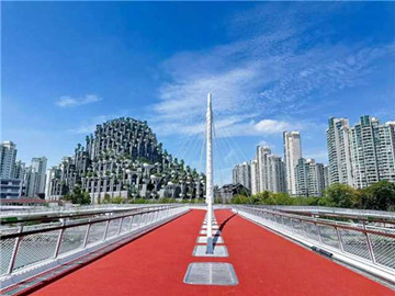 Suzhou Creek welcomes new landmark Baihe Bridge