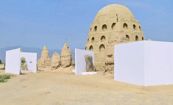 Film studio turns into art playground in Northwest China