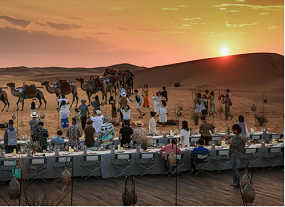 Impressive 'mirage in the desert' attracts visitors to Ningxia
