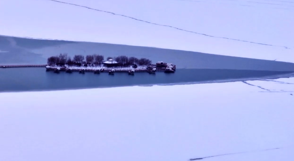 Shahu Lake in winter