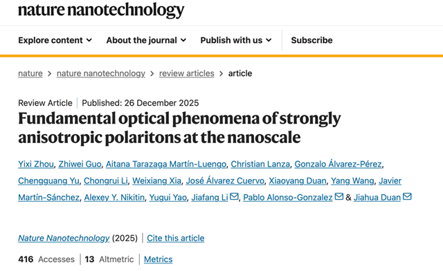 BIT team publishes a review paper in Nature Nanotechnology
