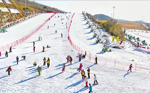 Ski season starts at Anji's ski resort