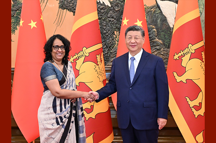 Си Цзиньпин встретился с премьер-министром Шри-Ланки