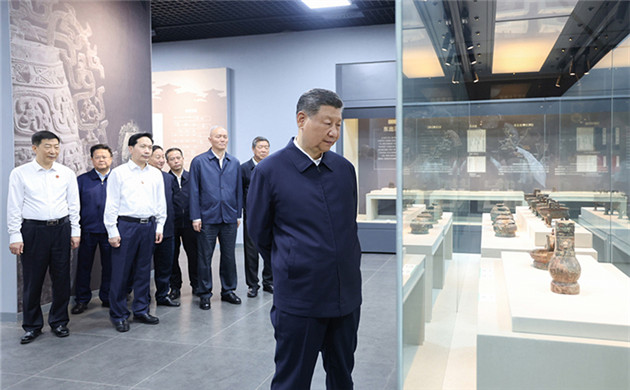 Xi makes inspections in NW China's Shaanxi, Gansu provinces