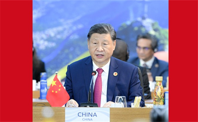 Xi calls for building just world of common development, outlines China's actions for global development