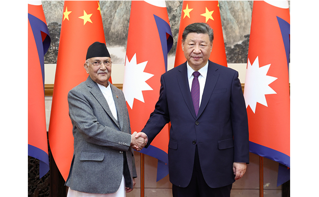 Xi calls for advancing strategic partnership of cooperation with Nepal