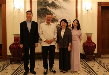 Qian Hongjie meets with chairman of Japan Rhythm Dance Federation