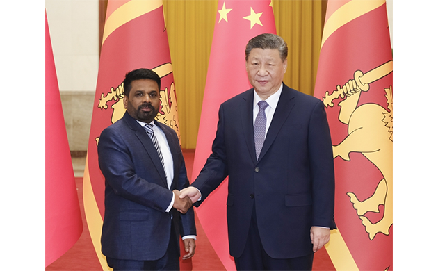 Xi calls for fostering new highlights in China-Sri Lanka cooperation