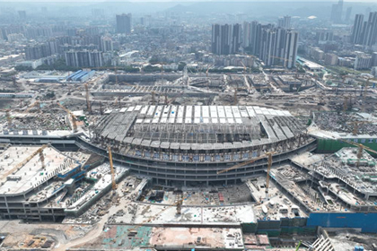 Key Guangzhou rail station passes construction milestone