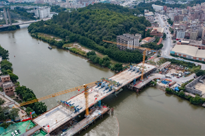 Jiangcun Bridge starts final deck construction