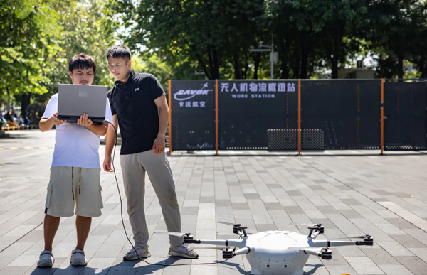 Drone delivery takes off in Baiyun