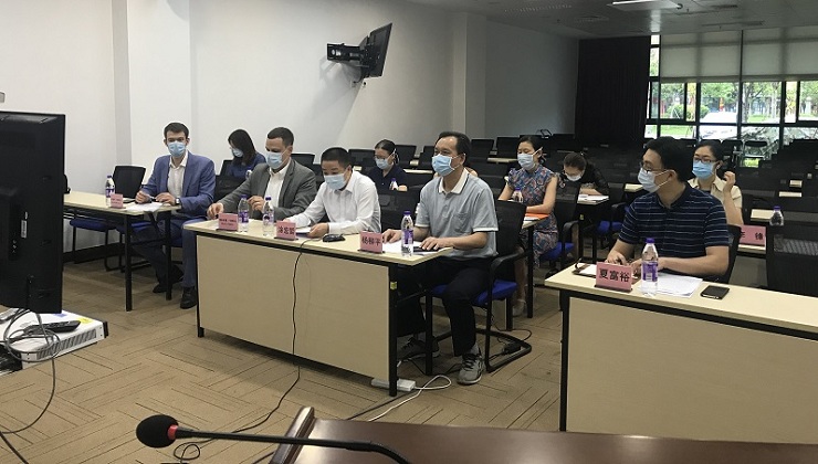 COVID-19 teleconference links Guangzhou, Ukraine