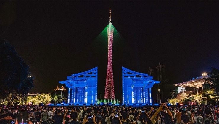 Guangzhou light show goes further for 10th anniversary 