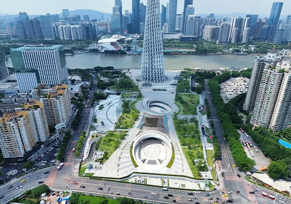 Canton Tower Plaza to open this year