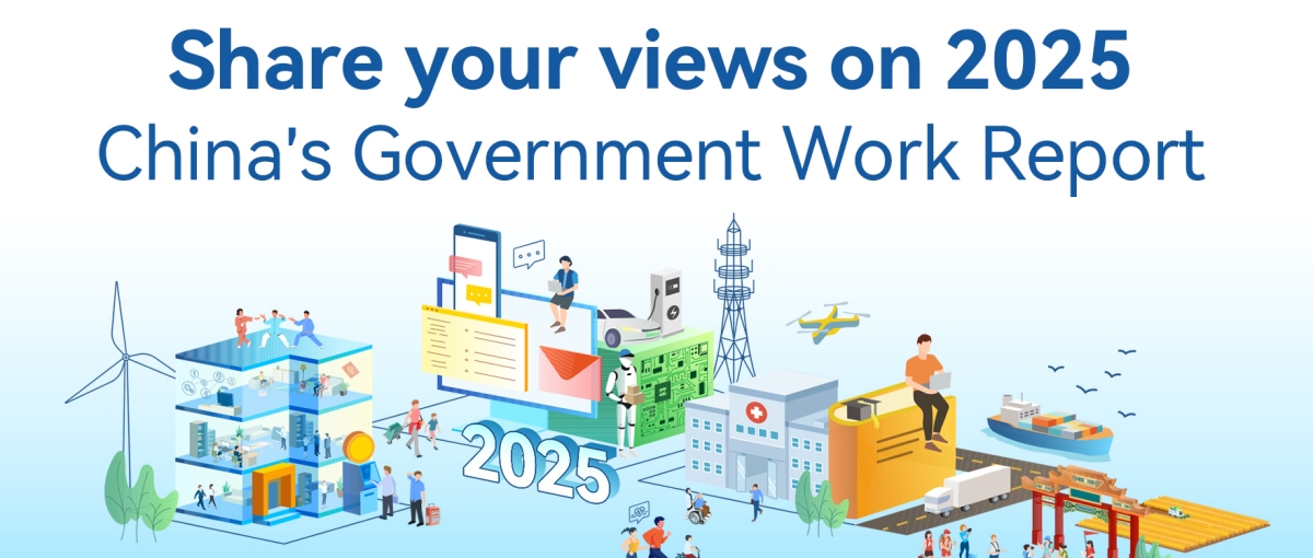 Share your views on 2025 China's Government Work Report