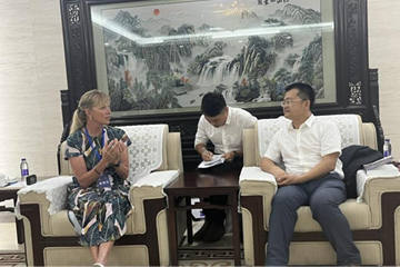 Gao Diangong meets with team from ASU