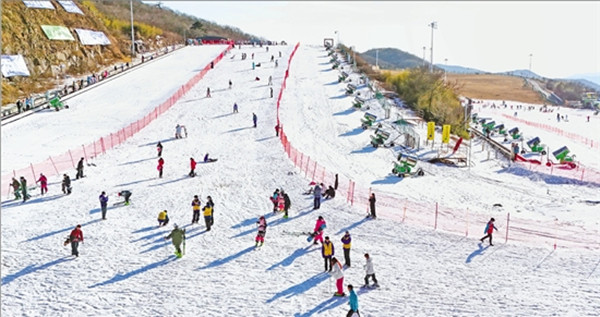 Ski season starts at Anji's ski resort