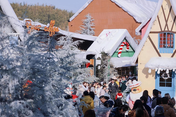 Huzhou sees winter tourism boom during New Year's Day holiday