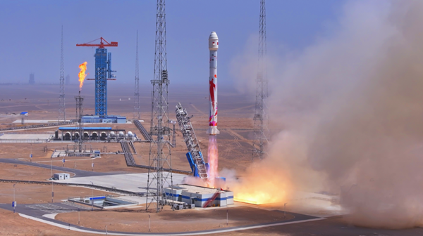 Landspace launches rocket with Huzhou-made engines
