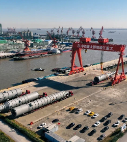 Jingjiang's bridge construction company enters South American market