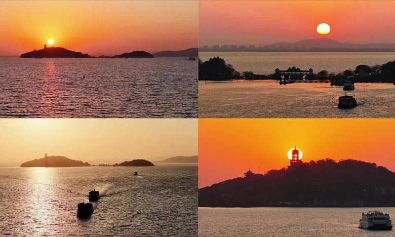 Yuantouzhu offers breathtaking sunset views