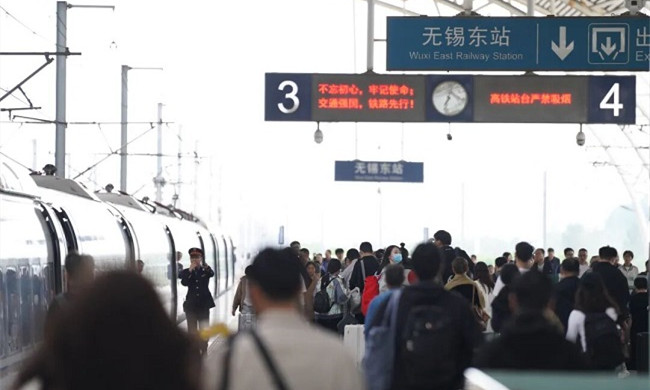 Direct high-speed rail to connect Wuxi to Hong Kong
