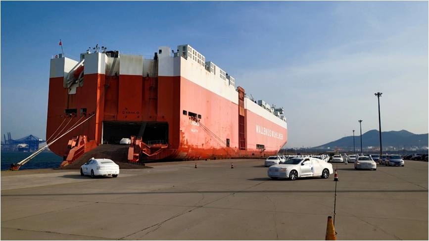 大連自由貿易エリアのアメリカ大陸輸出航路にボルボ自動車を追加