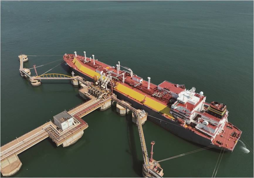 ​国家管網大連LNG受入ステーション初の保税船が到着