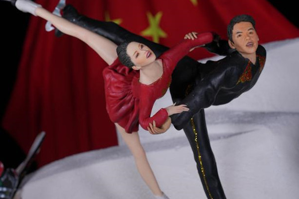 Dalian craftsman creates dough figurines of Olympic athletes