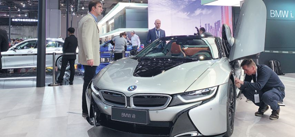 1581416751936027629.png BMW exhibits its new energy vehicle model BMW i8 at the Shanghai auto show in April.png