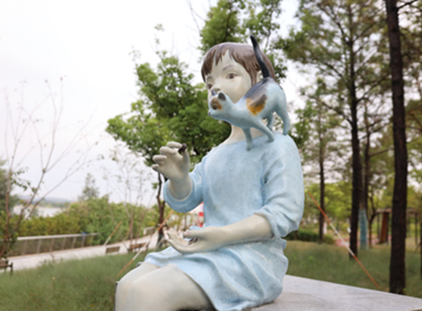 Dishui Lake sculpture park enchants in Lin-gang.png
