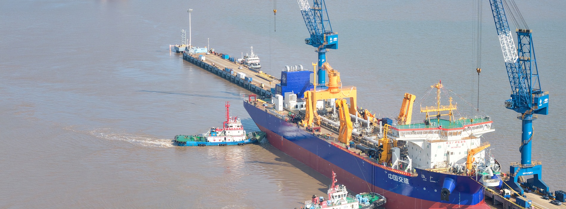 Two Chinese-built mega dredgers launched, marking milestone in dredging technology
