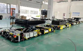 Nantong-made AGVs empower Mercedes-Benz production lines 