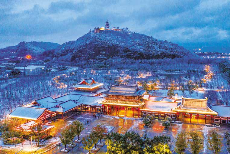 孔玮 狼山雪景.png