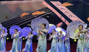 Nantong square dance performance of retirees held in NETDA 