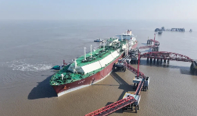 Yangkou Port sets new record in LNG unloading in 2025 